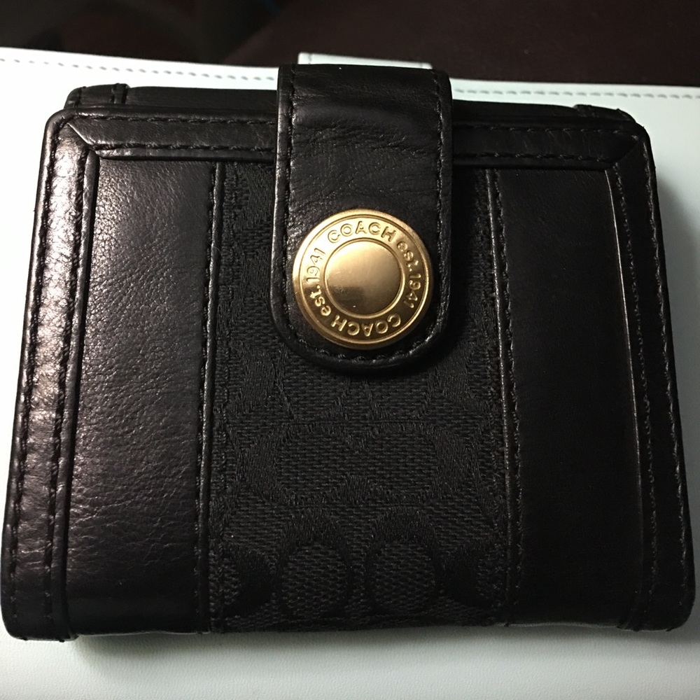 Coach Black Wallet